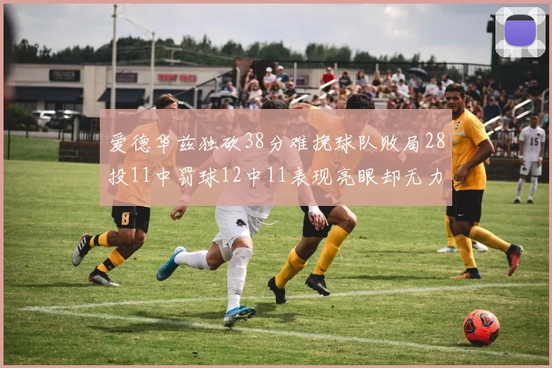 爱德华兹独砍38分难挽球队败局28投11中罚球12中11表现亮眼却无力回天